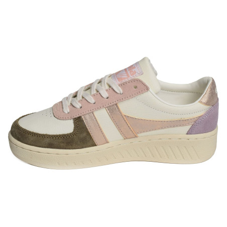 GRANDSLAM QUADRANT Blanc Rose, Sneakers basses Gola