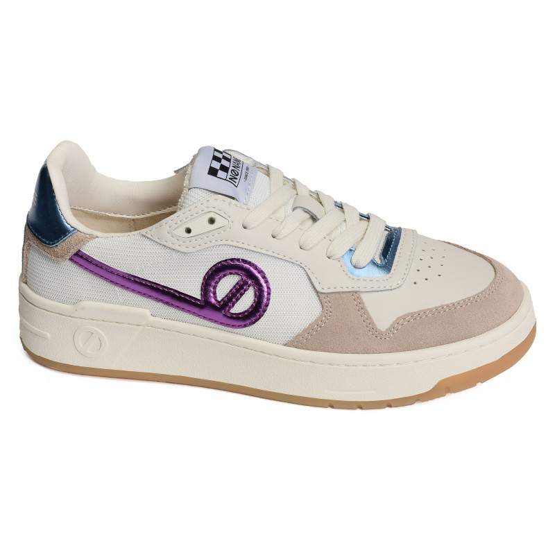 KELLY Beige Violet, Sneakers basses No Name