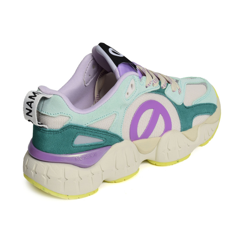 KRAZEE RUNNER Beige Vert, Baskets running No Name