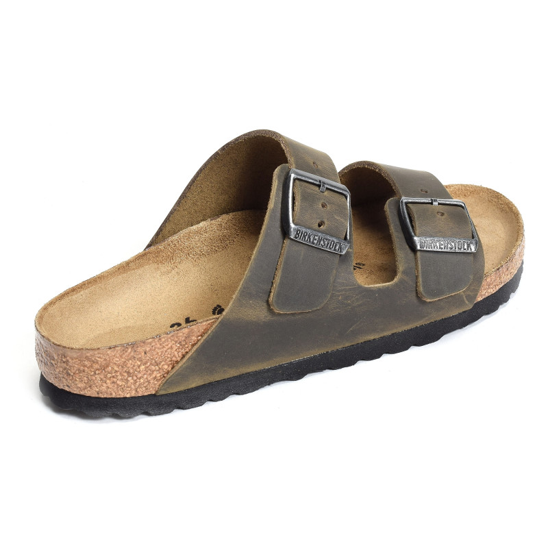 ARIZONA CUIR W Kaki, Mules Birkenstock