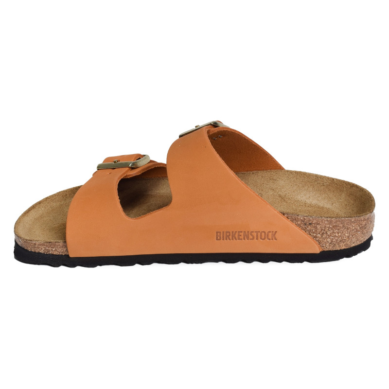 ARIZONA CUIR W Orange, Mules Birkenstock