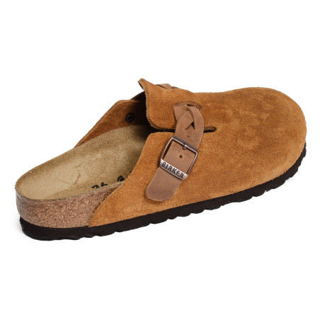 BOSTON BRAIDED Camel, Sabots Birkenstock