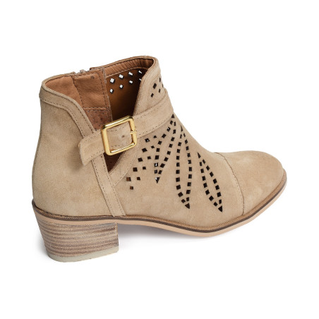 NELLY 5054 Beige, Bottines Alpe