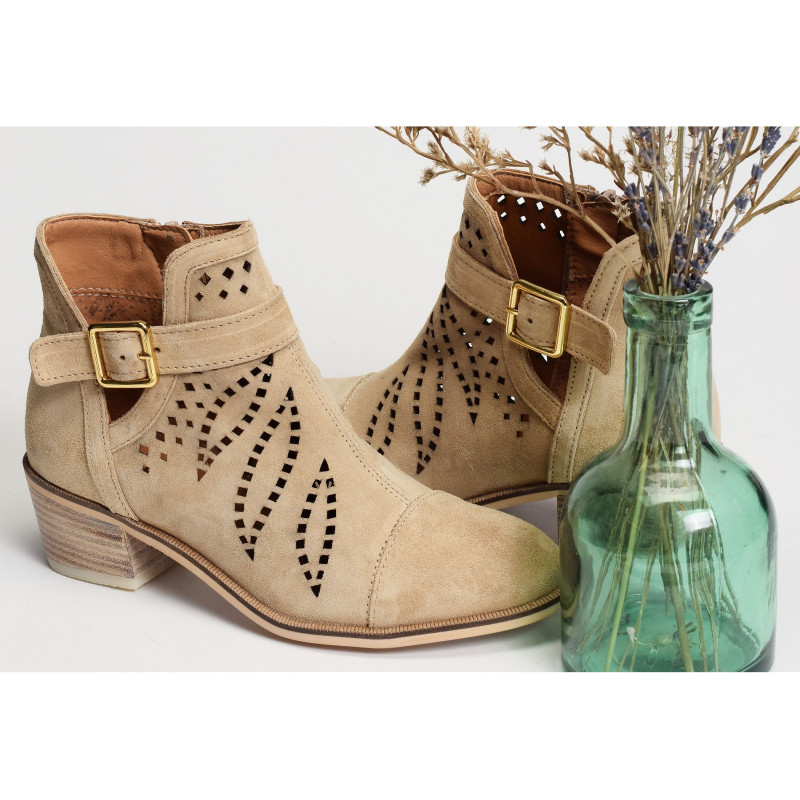 NELLY 5054 Beige, Bottines Alpe