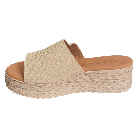 767 Beige, Mules Eva Frutos