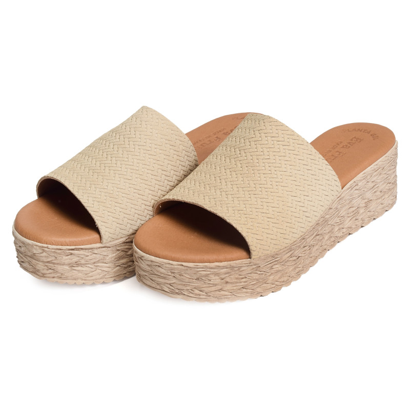 767 Beige, Mules Eva Frutos