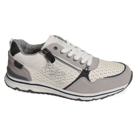 54MO001 Blanc Gris, Sneakers basses Dockers