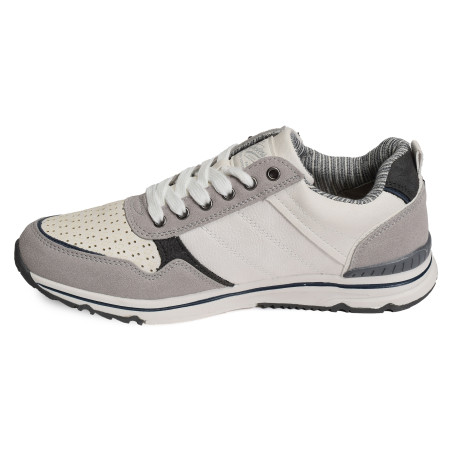 54MO001 Blanc Gris, Sneakers basses Dockers