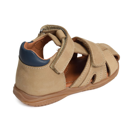 TITOF Beige Bleu, Sandales plates & Nu-Pieds Babybotte