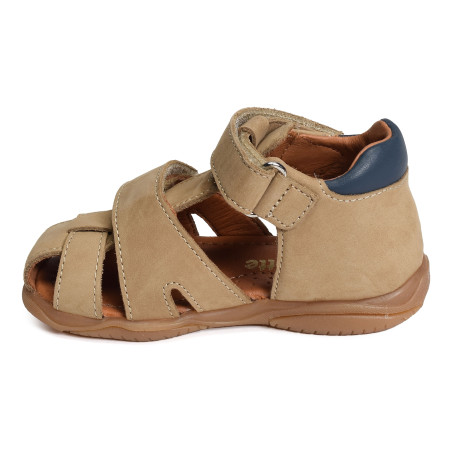 TITOF Beige Bleu, Sandales plates & Nu-Pieds Babybotte