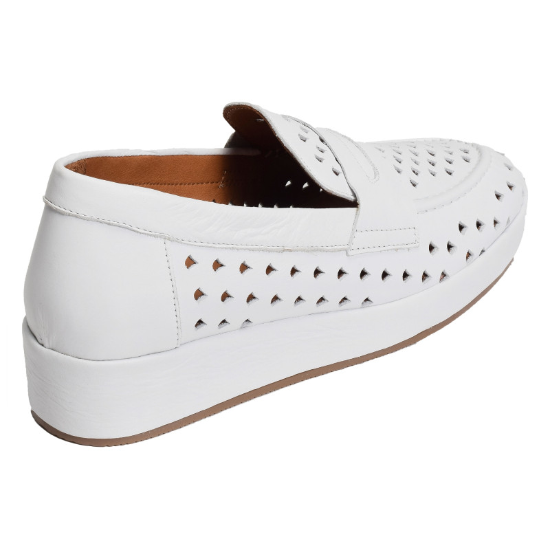 GOLMES Blanc, Mocassins K.Mary