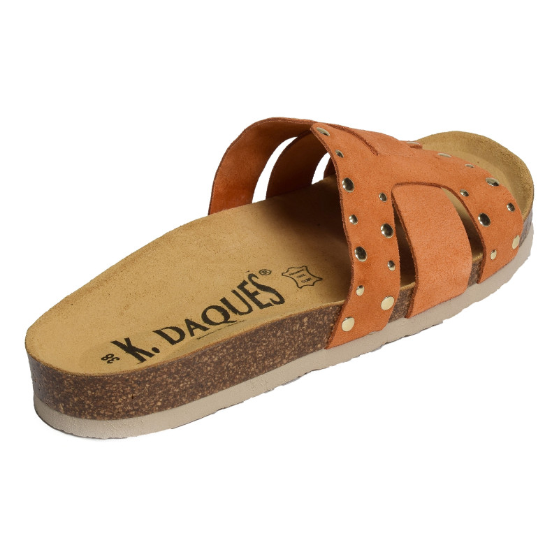 ROSACE Orange, Mules K.Daques