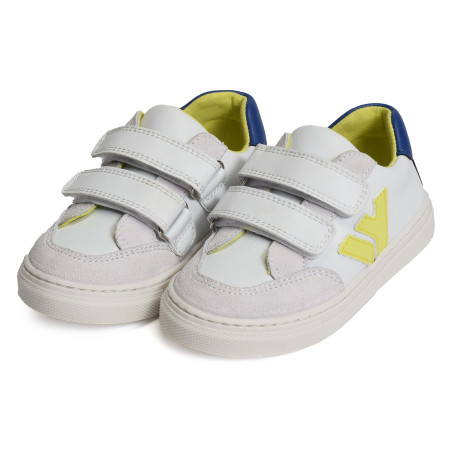 GAME Blanc Jaune, Sneakers basses Bellamy