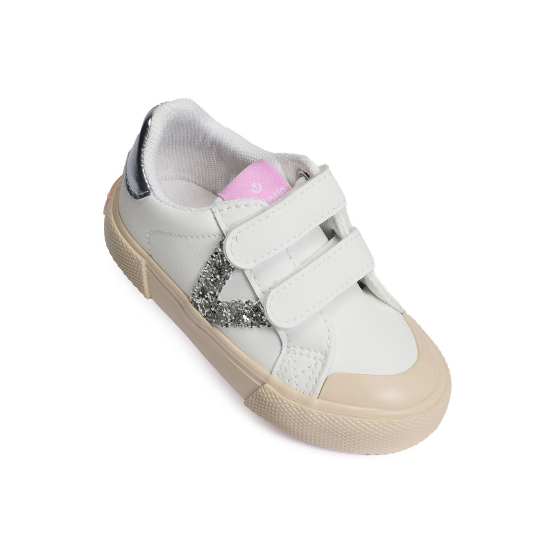 1065190 Blanc Argent, Sneakers basses Victoria