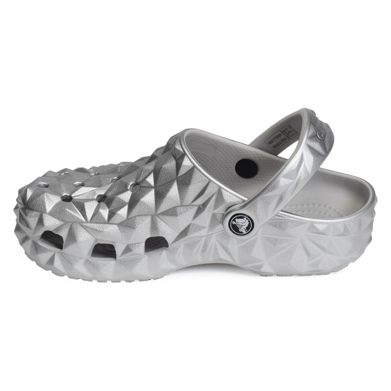 CLASSIC GEOMETRIC CLOG Argent, Sabots Crocs