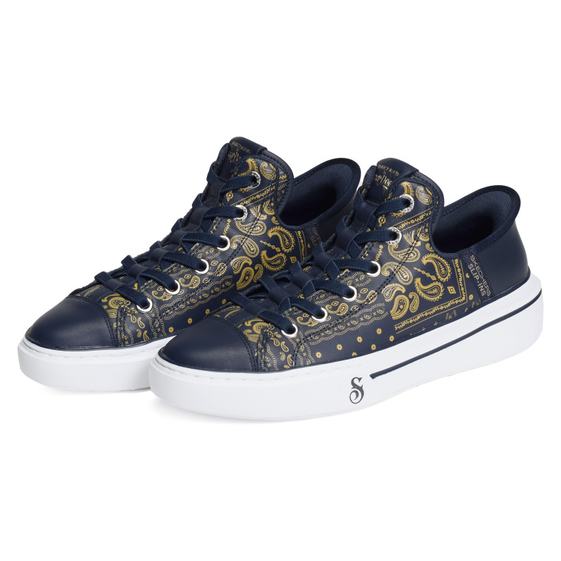 SLIP INS SNOOP DOG DOUBLE G Marine, Sneakers basses Skechers