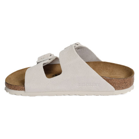 ARIZONA SUEDE W Blanc, Mules Birkenstock