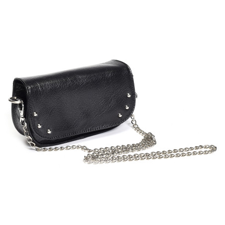 POCHETTE BANDOULIERE ALICE HE899 Noir, Sacs à bandoulière Charlay Stone