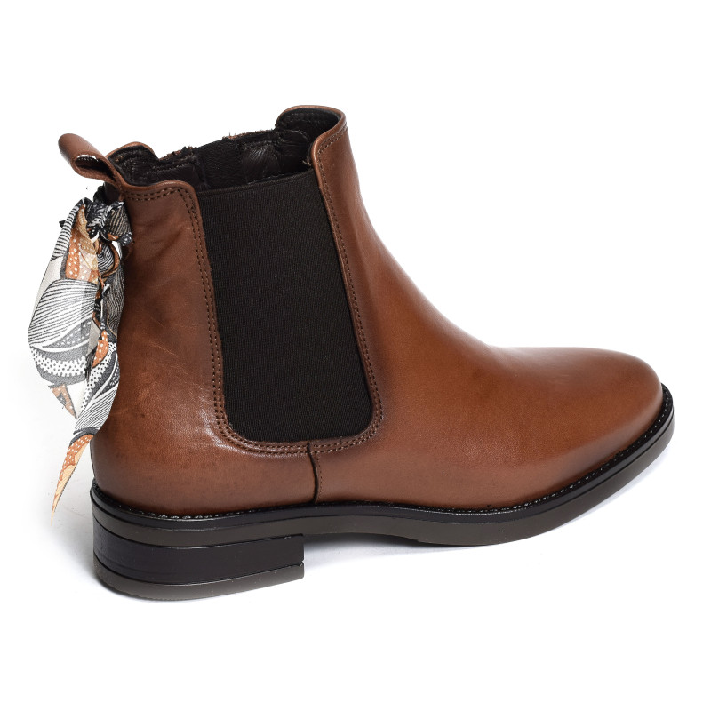 VANDA ZIP Camel, Chelsea boots Goodstep