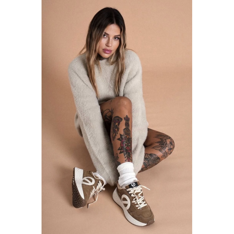 CARTER JOGGER Taupe, Baskets running No Name