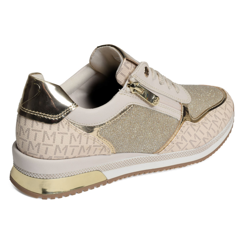 23713 Beige Or, Baskets running Marco Tozzi