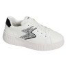 J MIKIROSHI A Blanc Argent, Sneakers basses Geox