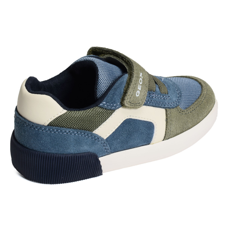 B GISLI BB Bleu Vert, Sneakers basses Geox