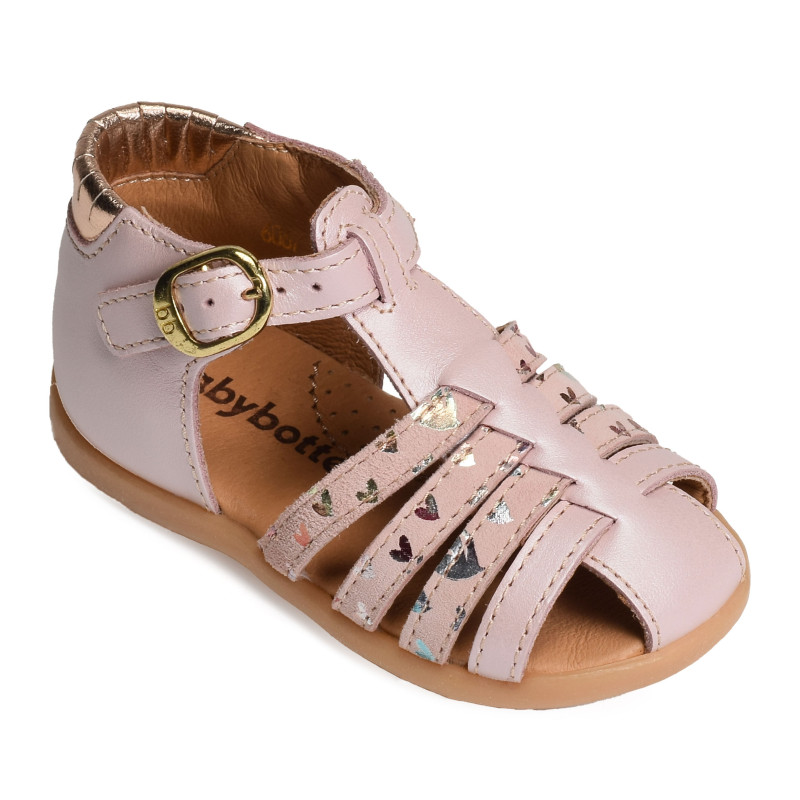 GUPPY Rose Multicolore, Sandales plates & Nu-Pieds Babybotte