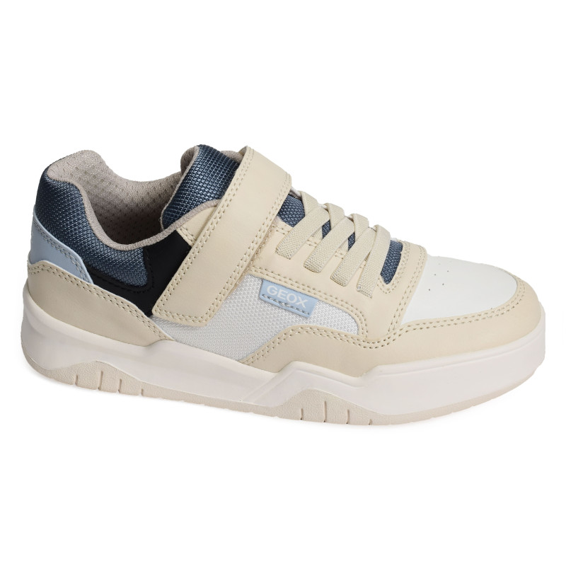 J PERTH BE Beige Blanc, Sneakers basses Geox