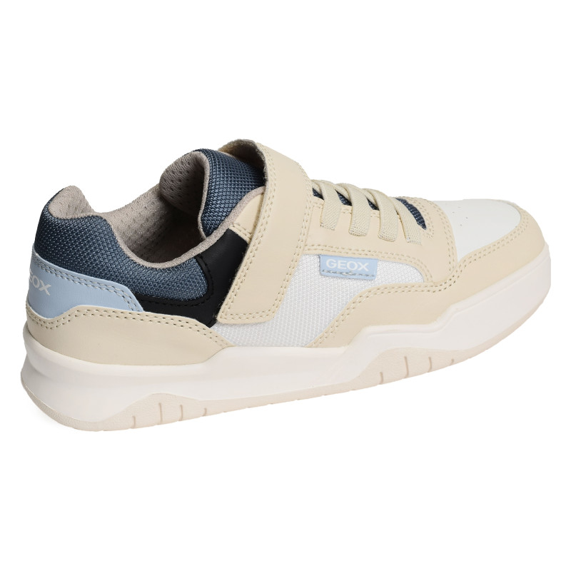 J PERTH BE Beige Blanc, Sneakers basses Geox