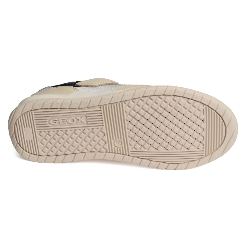 J PERTH BE Beige Blanc, Sneakers basses Geox