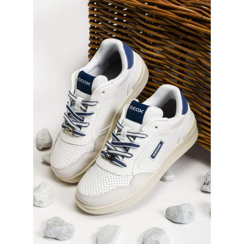 J WASHIBA B BOY Blanc Marine, Sneakers basses Geox