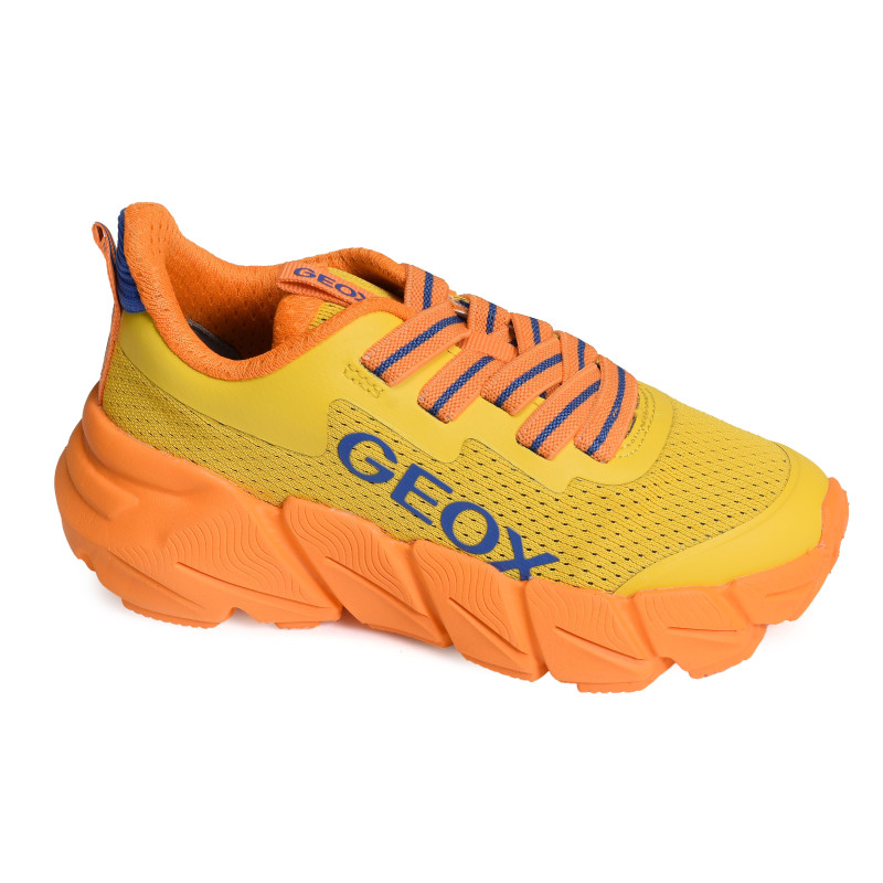 J FLEXYPER FAST A Jaune Orange, Baskets running Geox