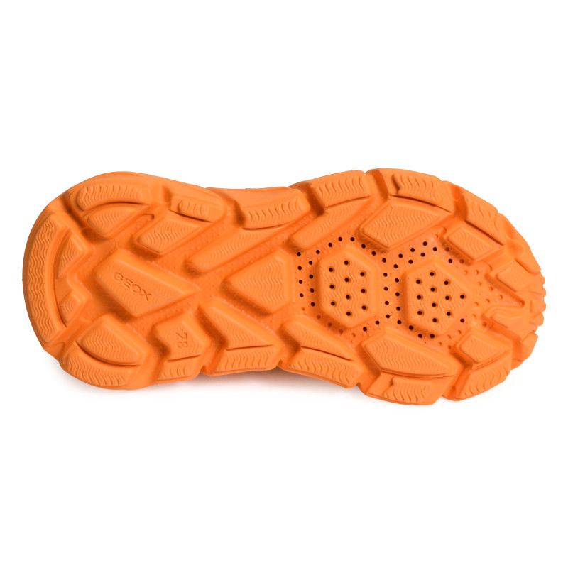 J FLEXYPER FAST A Jaune Orange, Baskets running Geox