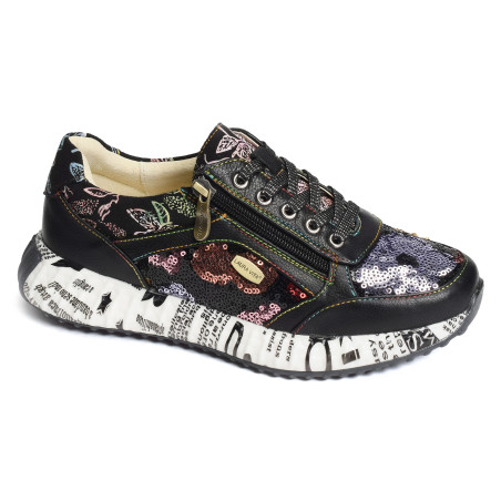 BURTON 1123 Noir, Sneakers basses Laura Vita