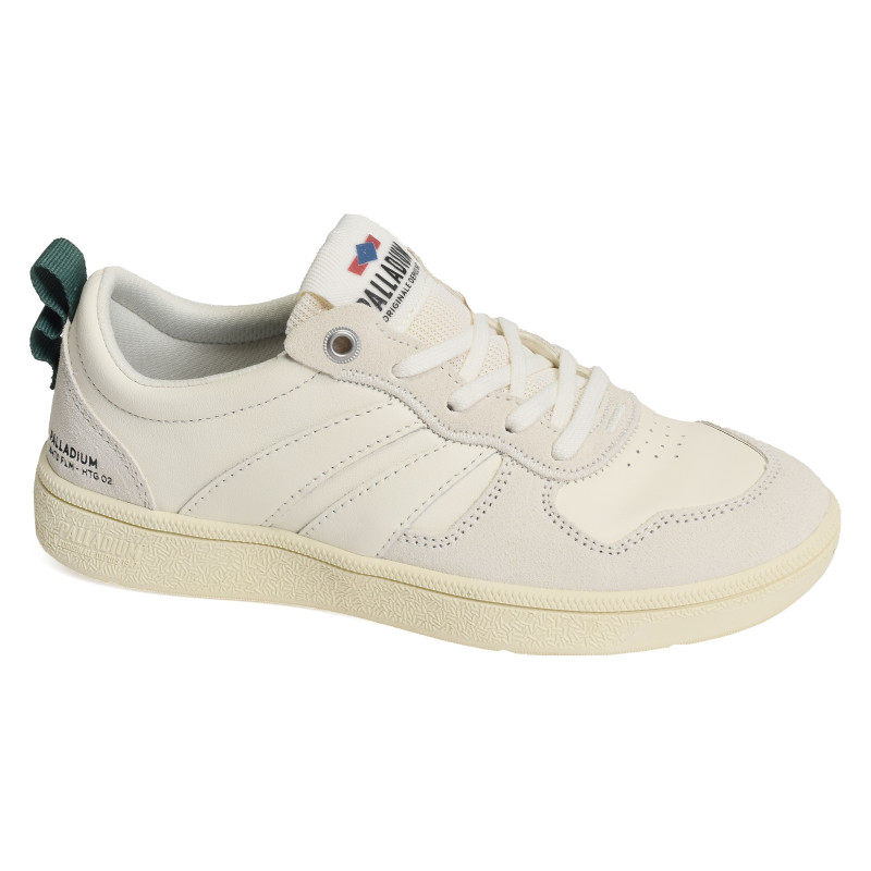 PALLACUP FLAME LTH Blanc, Sneakers basses Palladium