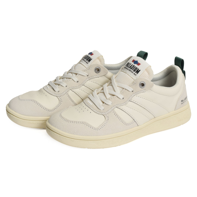 PALLACUP FLAME LTH Blanc, Sneakers basses Palladium