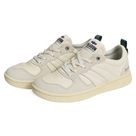 PALLACUP FLAME LTH Blanc, Sneakers basses Palladium