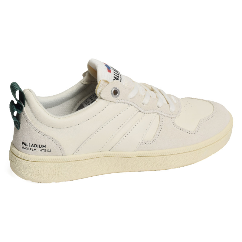 PALLACUP FLAME LTH Blanc, Sneakers basses Palladium