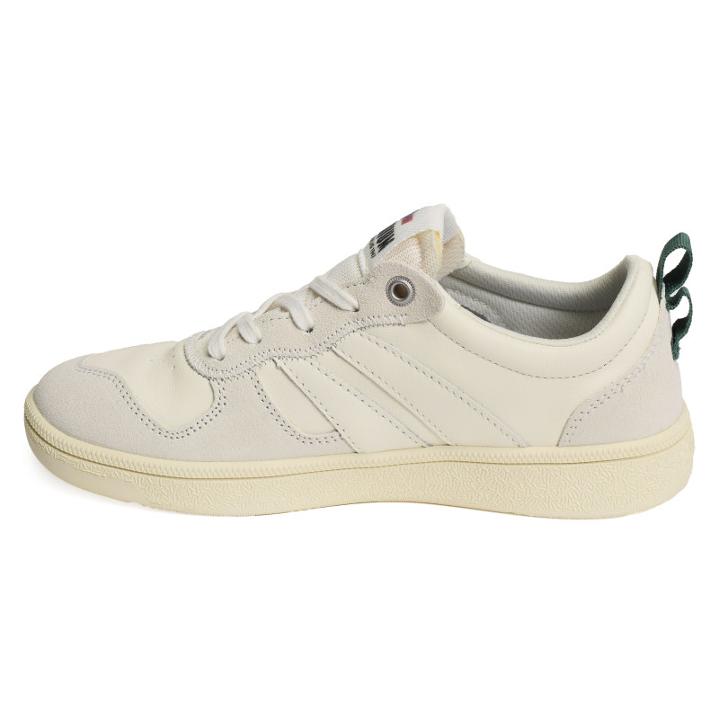 PALLACUP FLAME LTH Blanc, Sneakers basses Palladium