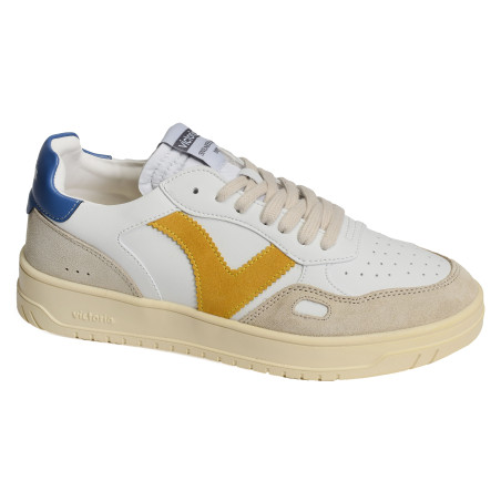 1257101 Blanc Bleu, Sneakers basses Victoria