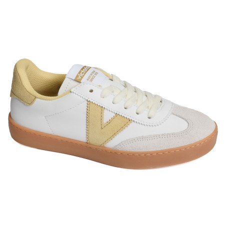 1126206 Blanc Jaune, Sneakers basses Victoria