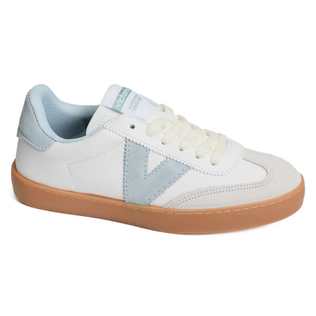 1126206 Blanc Bleu, Sneakers basses Victoria