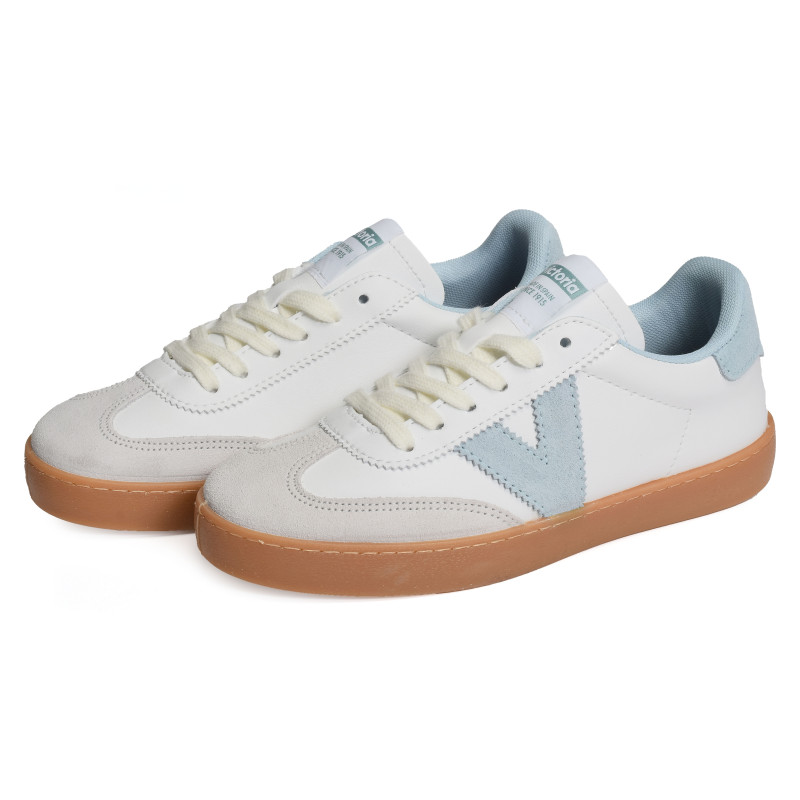 1126206 Blanc Bleu, Sneakers basses Victoria