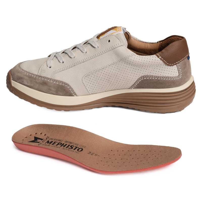 SACCO Taupe, Baskets running Mephisto