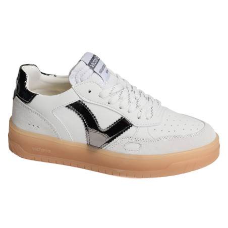 1257130 Blanc Argent, Sneakers basses Victoria