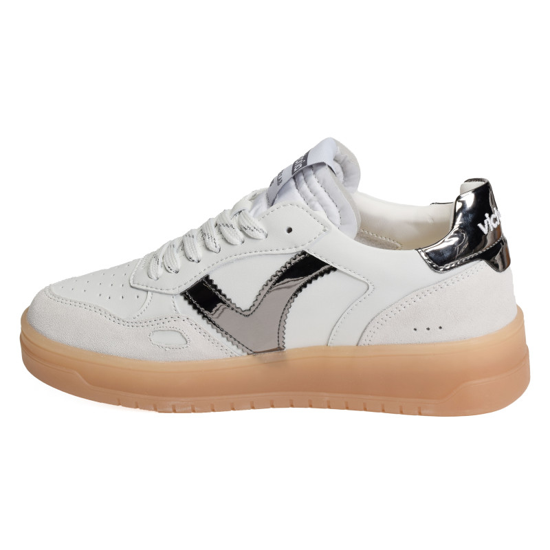 1257130 Blanc Argent, Sneakers basses Victoria