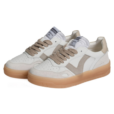 1257129 Blanc Beige, Sneakers basses Victoria