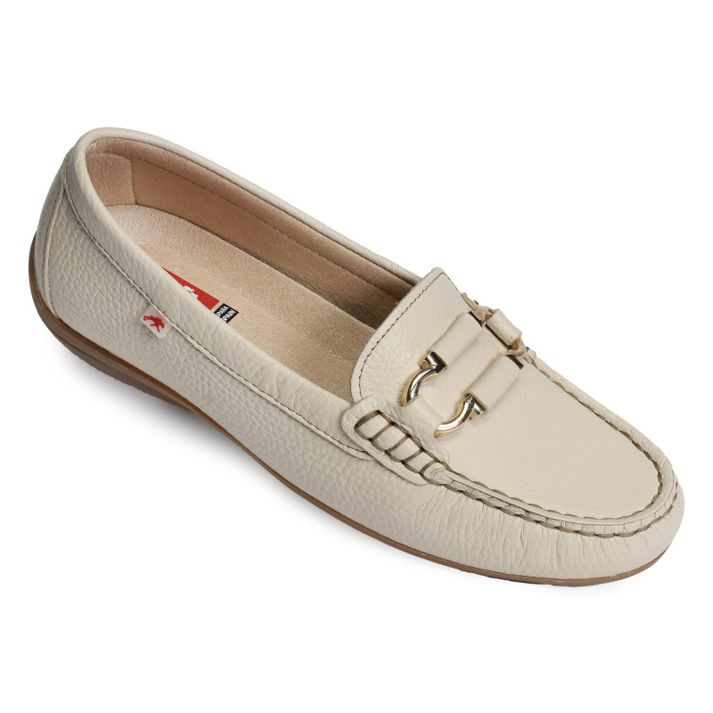 BRUNI F2156 Beige, Mocassins Fluchos