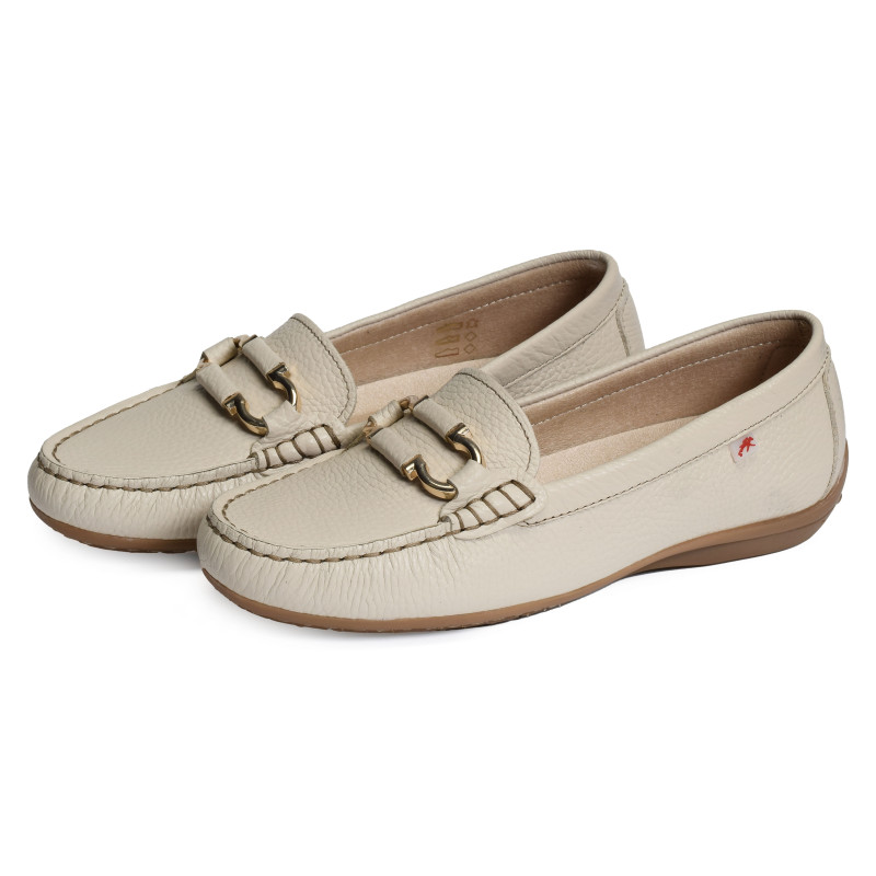 BRUNI F2156 Beige, Mocassins Fluchos